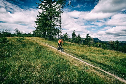 jazda na rowerze po górach